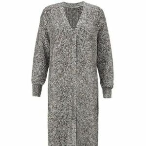 CAbi Size Small Coffee‎ Shop Cardigan Duster Gray Rainbow Metallic Cozy Warm